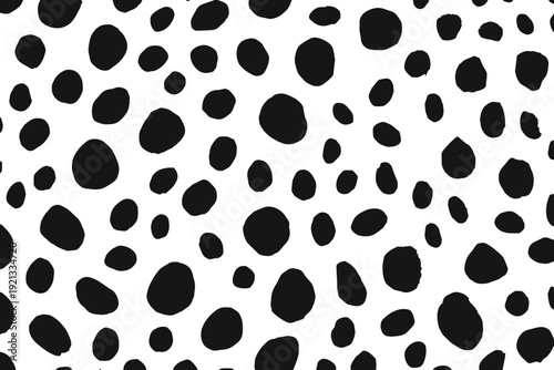 Abstract dalmatian print pattern