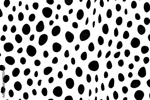 Abstract dalmatian print pattern