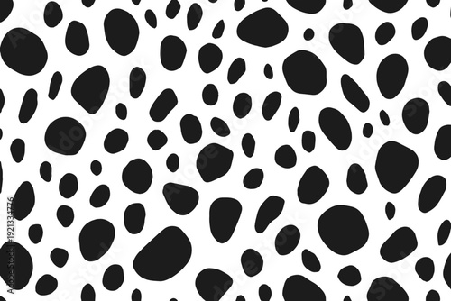 Abstract dalmatian print pattern