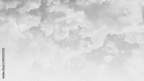 Stormy Cloudscape in Grayscale. Monochrome Sky with Light and Shadow Contrast. 