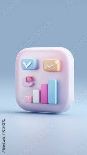 Modern App Icon Design - A Stylish and Colorful Digital Interface.