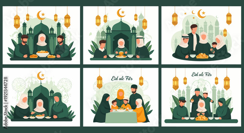 Eid al-Fitr Celebration - Family Gatherings and Festive Traditions.