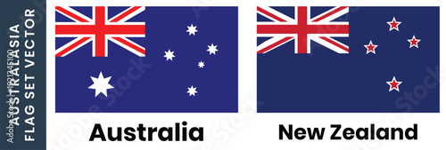 Australian and new zealand flags comparisonAustralian and new zealand flags comparison