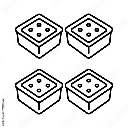 A Professional Microscopic Mold Icon Symbol, Showcasing Fungus Infection and Digital Bacteria Dampness Mold Spore Growth Biology Laboratory Hygiene.