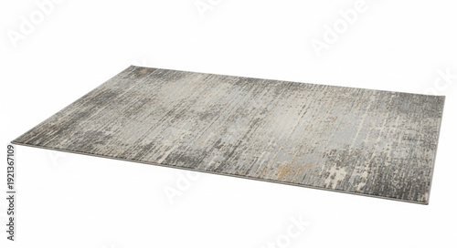 Distressed Rug with Faded Colors.