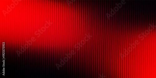 Red orange yellow ribbed glass. Vector ribbed glass texture background. Mesh gradient. acrylic ribbed bath surface. Reeded glass background semitransparent overlay. Bath wall window