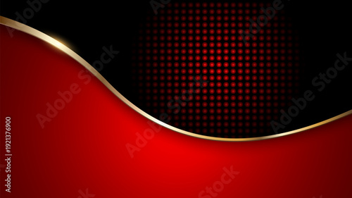 Abstract business background in red with dots pattern.