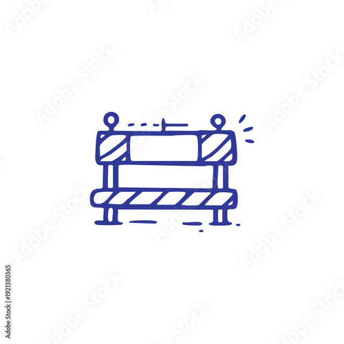 Simple Roadblock Icon