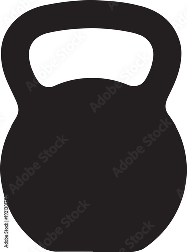Kettlebell Fitness Gym Weights Silhouettes