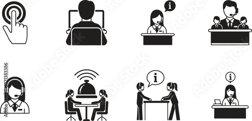 Customer service team providing support and information