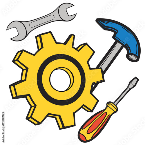 Tools for fixing and building things Vector