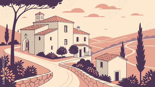 Andalusian Village Vector