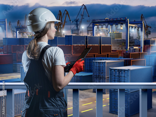 Container terminal, port lo...