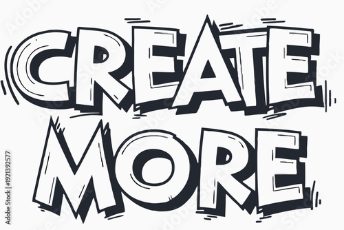 Create more bold text stands strikingly, inviting inspiration and productivity for viewers now