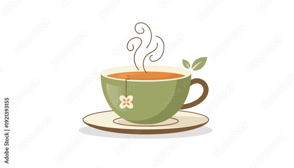 Obraz premium cup of tea with mint