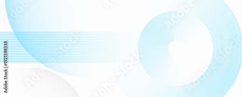 Modern geometrical dynamic and seamless abstract white background.Blue and White background with gradient circles. abstract digital future technology concept background. Light circles template design