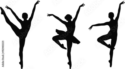 Set of black military silhouettes featuring soldiers in tactical gear kneeling and aiming rifles while one walks with a heavy backpack.