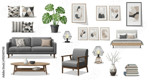 Furniture and Home Decor Items.