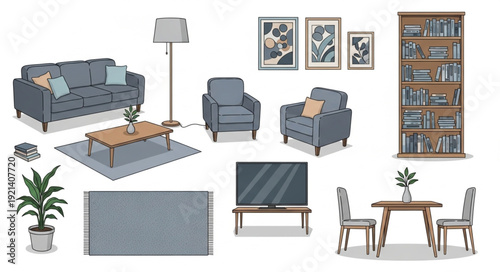 Furniture and Home Decor Items.