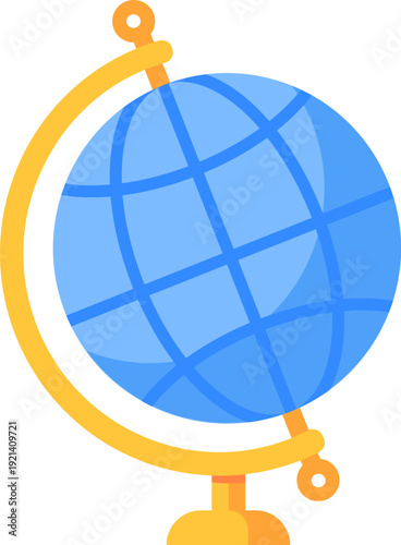 Education globe icon representing global connectivity studying