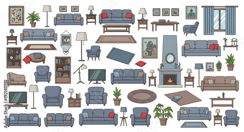 Furniture and Home Decor Items.