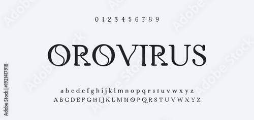 Elegance Luxury wedding alphabet font. Typography elegant classic lettering serif fonts decorative vintage retro for logo. vector illustration