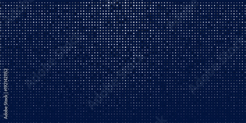 Dark BLUE vector red banner with set of circles, dots. Donuts Background. Creative Design Template. Technological halftone illustration.