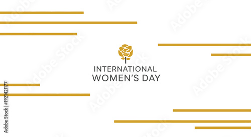 Celebrating International Women’s Day with elegant lines and minimalist design elements