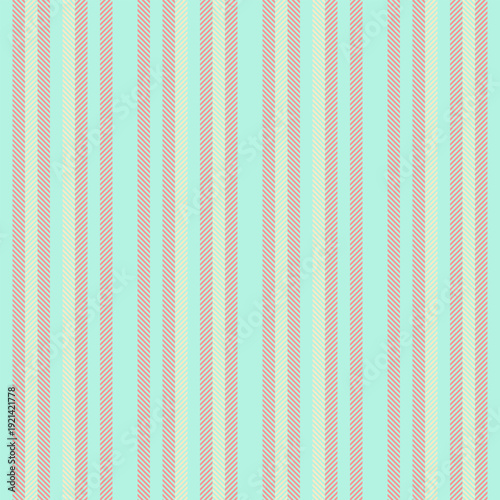 Frame seamless texture background, feminine stripe lines vector. Best textile vertical pattern fabric in light and red colors.