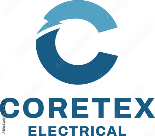 Modern Electric Letter C Logo Template – Energy Power Business Vector