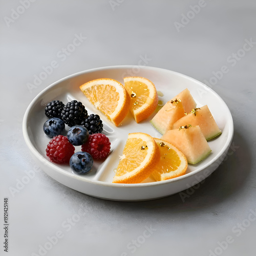 fruit salad with berries