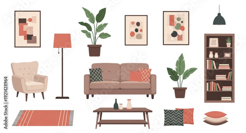 Living Room Furniture and Decor.