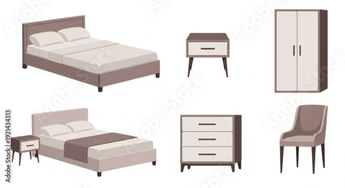 Modern Furniture Bedroom Set Collection.