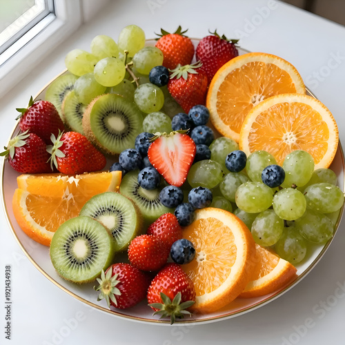 fruit salad in a bowl