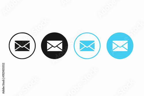 Simple Email Icons Set
