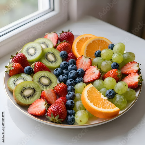 fresh fruit salad in a bowl