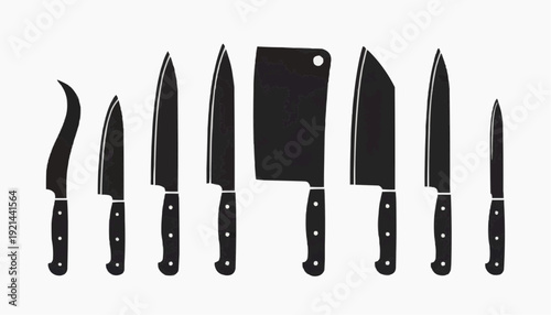set of knives
