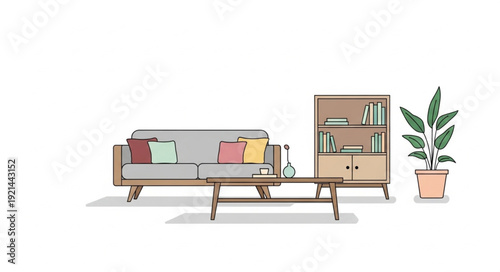 Modern Minimalist Living Room Furniture.