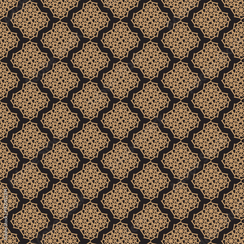Islamic geometric art Arabesque pattern Moroccan tile motif Luxury ornamental wallpaper Decorative vector tessellation Midnight Arabesque Grid Golden Lattice Bloom Noir Mosaic Reverie Infinite Interla