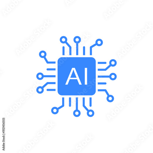 AI chip icon