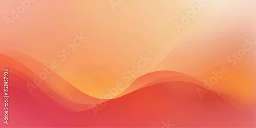 Abstract colorful background featuring a red heart pattern with an orange and yellow gradient wave design, artistic light lines, and a fluid vector texture for a decorative energy wallpaper