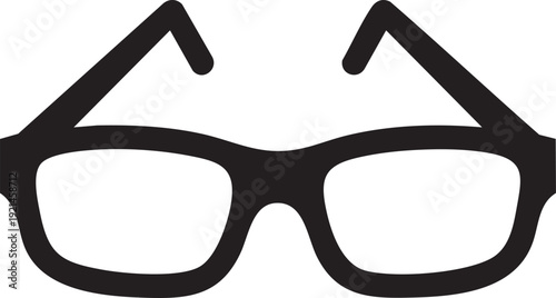 A pair of eyeglasses with black frames, a simple and classic accessory for everyday wear