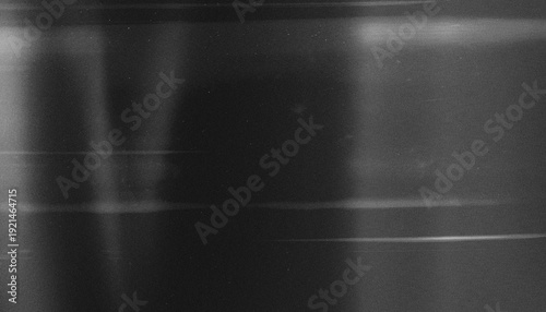 Cuadro en lienzo Effetto negativo analogico con graffi e polveri retrò in bianco e nero, simulazi