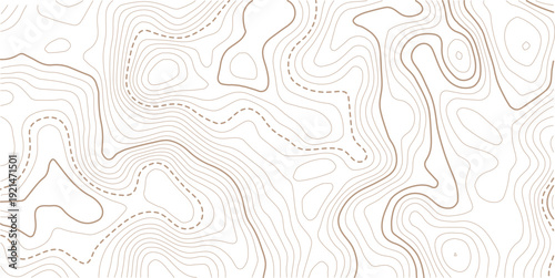abstract diagram discovery topographic map banner texture background.Vector geographic contour map. Background of the topographic map. Topographic map lines, contour background.