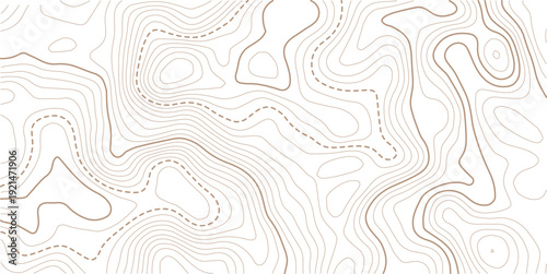 abstract diagram discovery topographic map banner texture background.Vector geographic contour map. Background of the topographic map. Topographic map lines, contour background.