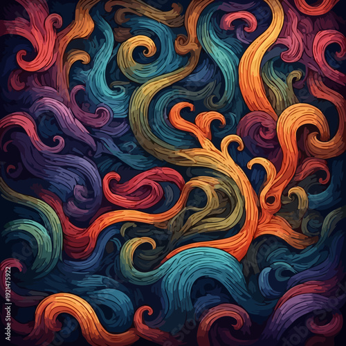 Quadro em tela UnIque Abstract Design Very Cool