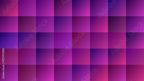 Abstract Dynamic Violet and Megenta Gradient Square Blocks Vector Background