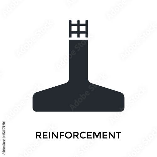 Reinforcement Icon Glyph Style. Vector Illustration For Graphic Design