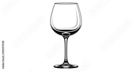 empty wine glass