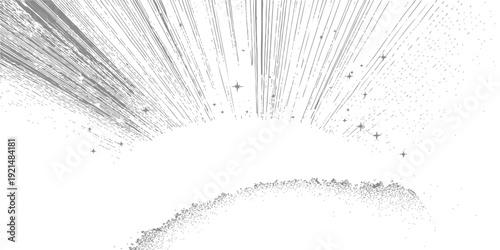 An abstract black ink splat grunge background featuring a dirty paint texture and a gray watercolor brush stain illustration on a white paper design pattern